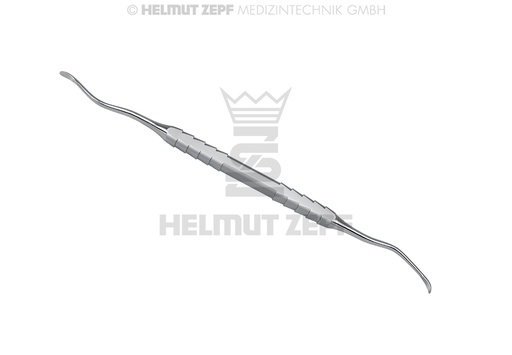 [4185505ZS] CURETTE LUCAS, FIG. 5 DOUBLE EXTRÉMITÉS, 2,5MM, ZEPF-LINE BORDS STRIES