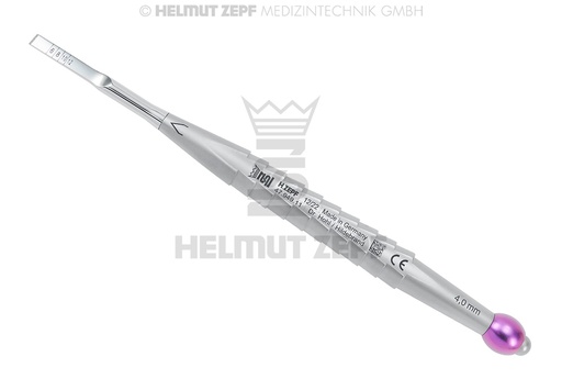 [4794911] BURIN POINTU, 4MM DE LARGE ROUGE 