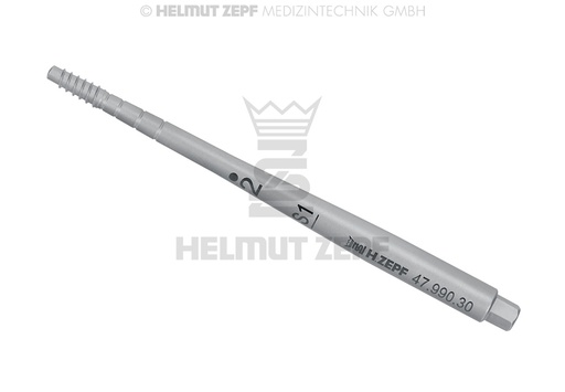 [4799030] INSERT D'OSTÉOTOME À VISSER, DROIT, TAILLE 2, CONIQUE Ø 2MM - 3MM, TIGE CONVEXE Ø 3MM,