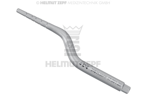 [4799120] INSERT D'OSTÉOTOME, ANGULAIRE, TAILLE 2, CONIQUE Ø 2MM - 3MM, TIGE CONVEXE Ø 3MM,