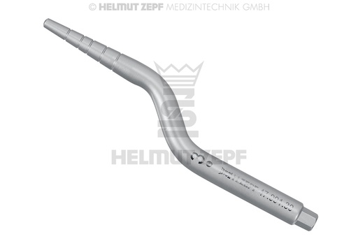 [4799130] INSERT D'OSTÉOTOME, ANGULAIRE, TAILLE 3, CONIQUE Ø 2MM - 4MM, TIGE CONVEXE Ø 4MM,