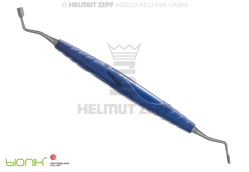 [1960315TI] APPLICATEUR POUR MATÉRIEL D'AUGMENTATION, DOUBLE, MANCHE BIONIK BLEU DE COBALT,