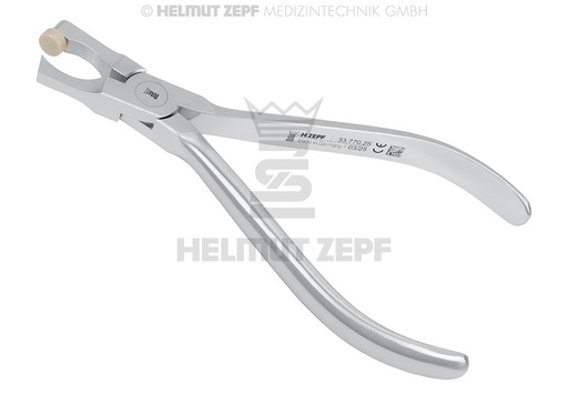 [3377025] BRACKET-ABNEHMEZANGE, 13CM KURZES MAUL MIT KUNSTSTOFFEINSATZ GESCHMIEDET AUS HARTSTAHL