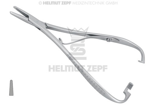 [4126414KFO] MATHIEU, LIGATURENINSTRUMENT 14 CM 3,0MM MIT GLEICHGESTELLTER SPERRE 