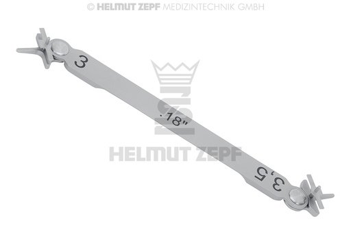 [3326101] BRACKET POSITIONER FIG 1 SYSTEM .018" DISTANCE 3 / 3,5 MM 