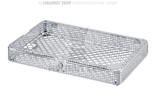 [8519500] PANIER AVEC COUVERCLE ET BOUTON-PRESSOIR 275 X 178 X 37 MM