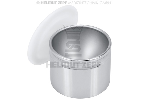 [8525104] CUPULE DE MÉLANGE, AVEC COUVERCLE EN POM EN ACIER INOXYDABLE,  DIAM. 40 MM X 30 MM (DEUX FACES UTILISABLES)