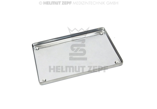 [8514500] NORM TRAY, COUVERCLE, NON-PERFORÉ, ACIER INOX., POUR PLATEAU 85.140.00 28 X 18 X 2,5 CM