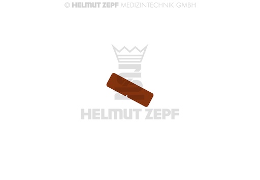 [8531200] PLAQUETTE D'IDENTIFICATION POUR CONTENEUR COULEUR BRUNE, SANS MARQUAGE