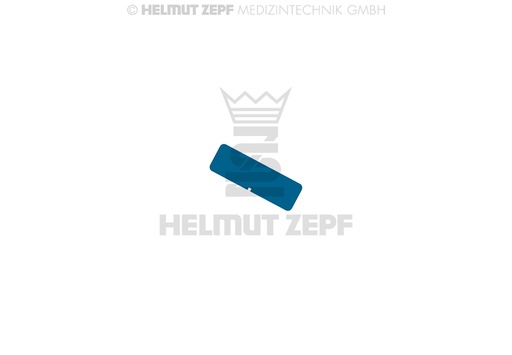 [8531201] PLAQUETTE D'IDENTIFICATION POUR CONTENEUR COULEUR BLEUE, SANS MARQUAGE